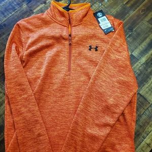 NWT Men's Size Small Under Armour Fleece Lined 3/4 Zip Up
